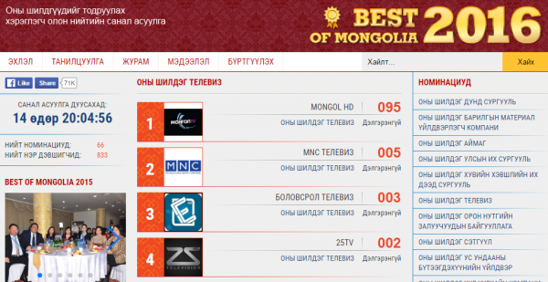 "Best of Mongolia" 5 дахь жилдээ