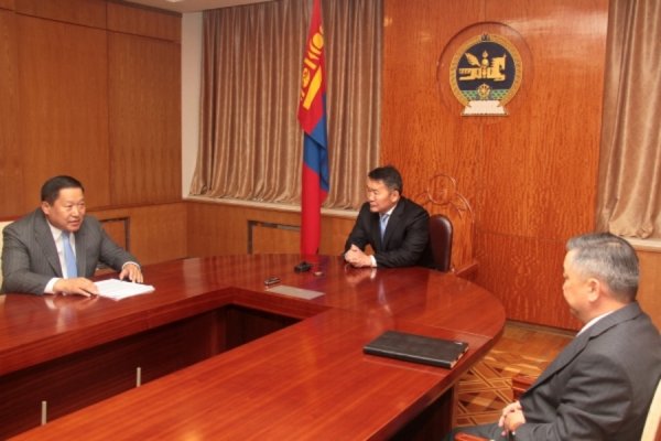 Ерөнхийлөгч Х.Баттулга Монголбанкны ерөнхийлөгч Н.Баяртсайханыг хүлээн авч уулзлаа